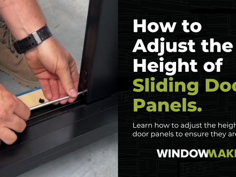 How to Adjust the Height of Sliding Door Panels