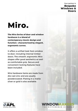 Miro Hardware Intro Booklet